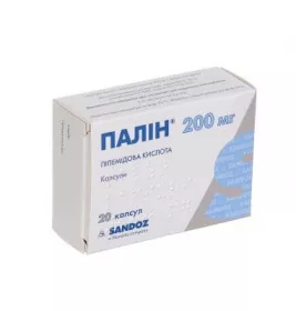 Палін капсули по 200 мг 20 шт.