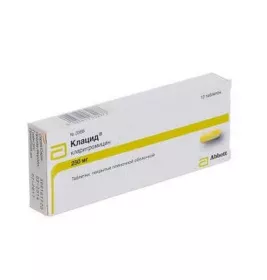 Клацид таблетки по 250 мг 10 шт.