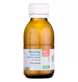 Фромілід КРКА гранули 125 мг/5 мл по 60 мл у флаконі