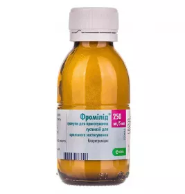 Фромілід КРКА гранули 250 мг/5 мл по 60 мл у флаконі