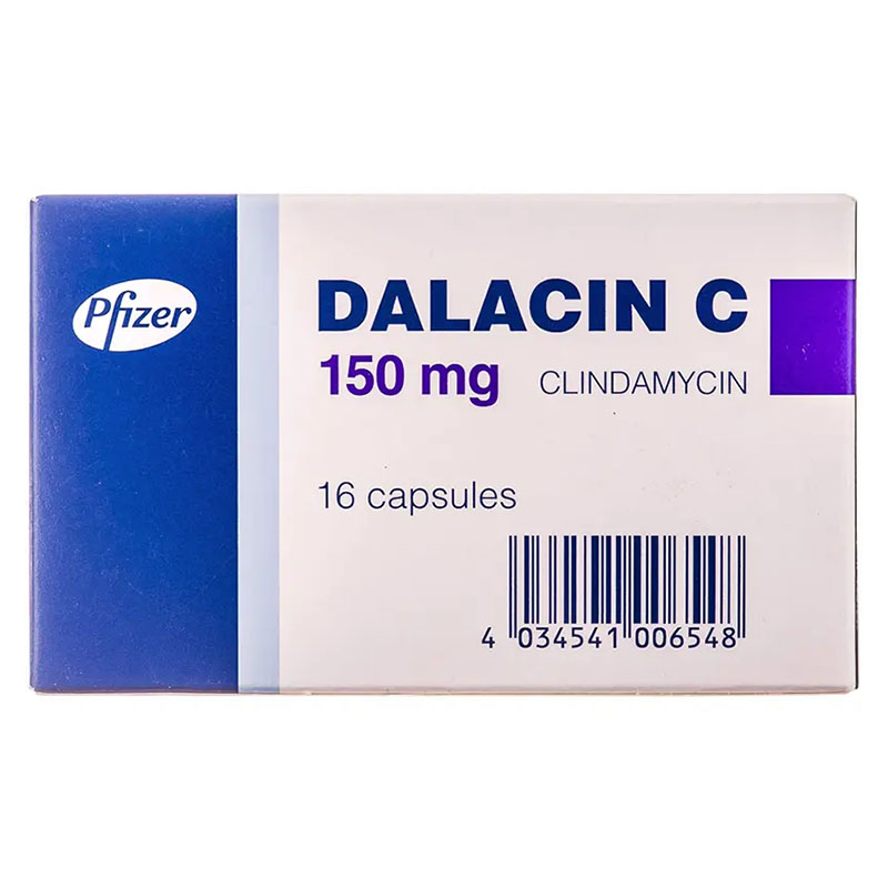 Далацин Ц капсули по 150 мг 16 шт. (8х2)
