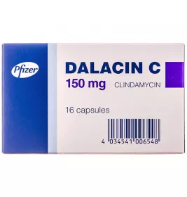 Далацин Ц капсули по 150 мг 16 шт. (8х2)