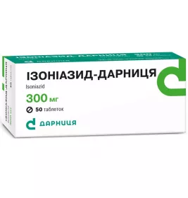 Ізоніазид-Дарниця таблетки по 300 мг 50 шт. (10х5)