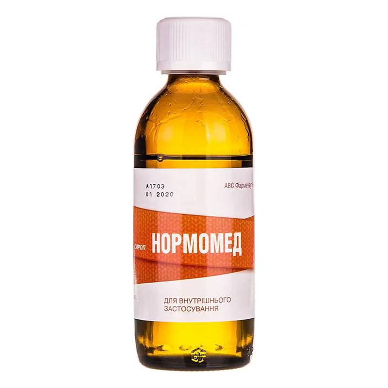 Нормомед сироп 50 мг/мл по 120 мл во флаконе 1 шт.