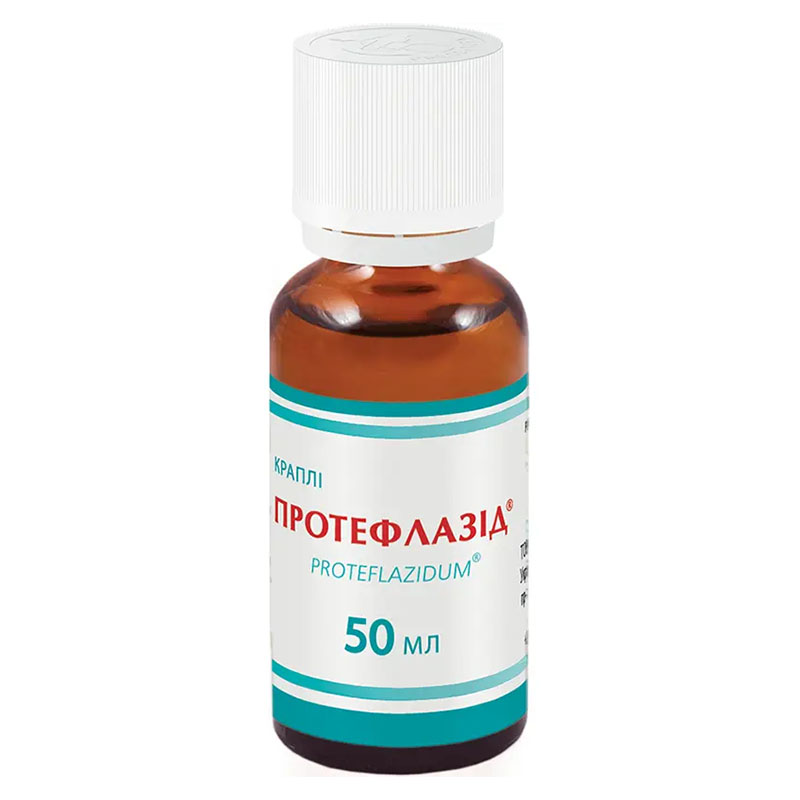 Протефлазід краплі по 50 мл у флаконі 1 шт.
