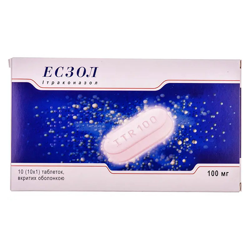 Есзол таблетки по 100 мг 10 шт.