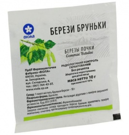 Березові бруньки по 10 г у пакетиках 1 шт. - Віола