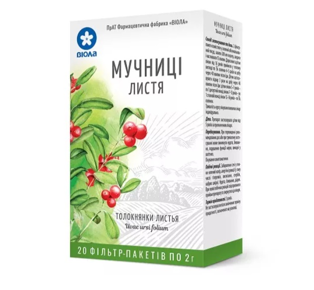 Мучниці листя по 2 г у фільтр-пакетиках 20 шт. - Виола