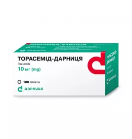 Торасемід-Дарниця таблетки по 10 мг 100 шт.