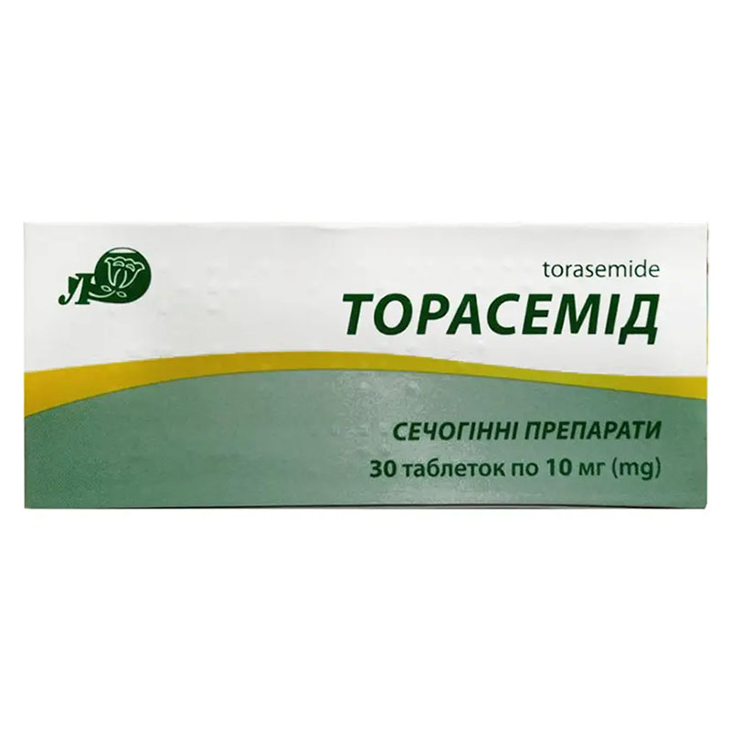 Торасемід таблетки по 10 мг 30 шт.
