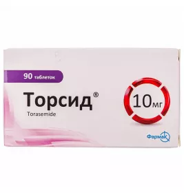 Торсид таблетки по 10 мг 90 шт. (10х9) - Фармак 