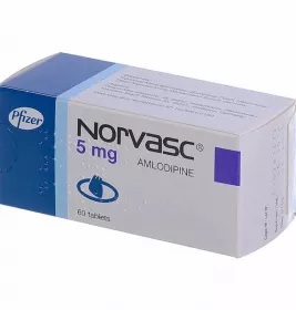 Норваск таблетки по 5 мг 60 шт. (10х6)