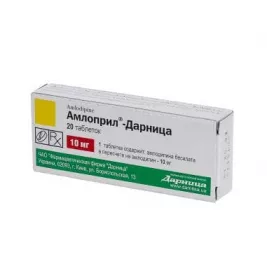 Амлоприл-Дарница таблетки по 10 мг 20 шт.