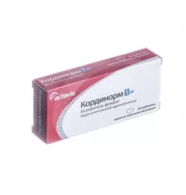 Кординорм таблетки по 5 мг 30 шт.