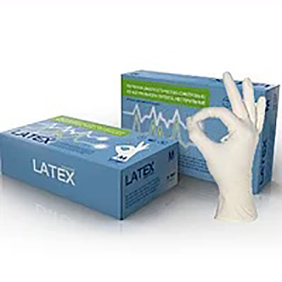 *Рукавички Mediok огляд.латекс.н/ст.б/пудри р.M