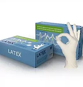 *Рукавички Mediok огляд.латекс.н/ст.б/пудри р.M