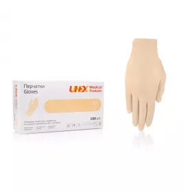 *Рукавички UNEX MP огляд.латексні з пудрою нестерильні р.M