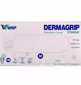 *Н61 Перчатки н/стерил смотровые Dermagrip Classic р.7-8 (M)