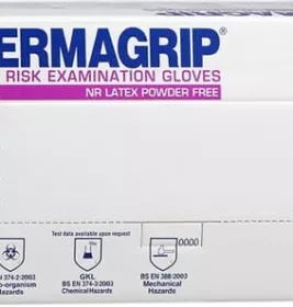 *Перчатки н/стерил смотровые Dermagrip HighRisk р.9-10 (XL)