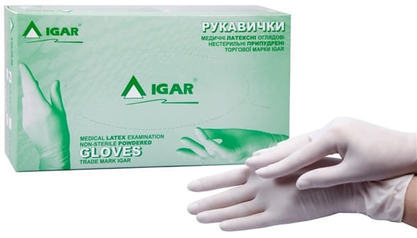 *Перчатки Igar нестерил. *Перчатки Igar нестерил.