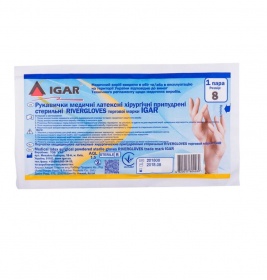 Рукавички Igar хір. ст. припудрені RiverGloves р.8
