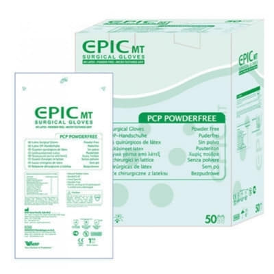 *Рукавички EPIC стерильні хірургічні EPIC SG pwd розмір 7,5
