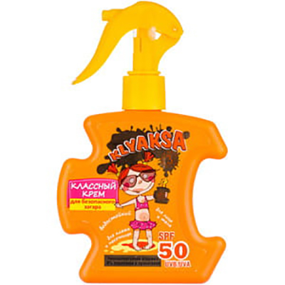 Крем KLYAKSA Класний для безпечної засмаги SPF-50 200 мл