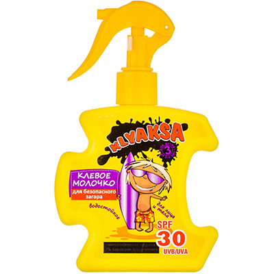 *Молочко KLYAKSA Клевое для безопасного загара SPF-30 200 мл *Молочко KLYAKSA Клевое для безопасного загара SPF-30 200 мл