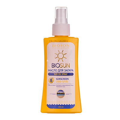 Біотон Олія для засмаги SPF8 150мл