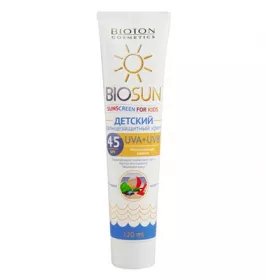 *Биотон Солнцезащитный Детский крем SPF45 120мл