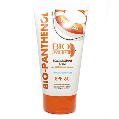 Крем Bio-Pantenol водостійкий для безпечної засмаги SPF30 150мл