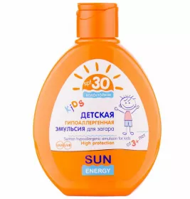 *Н30 SunEnergy Kids емульсія SPF30+ для засмаги 150мл
