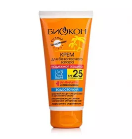 *Крем Біокон Надійний захист для безпечної засмаги SPF25 160мл