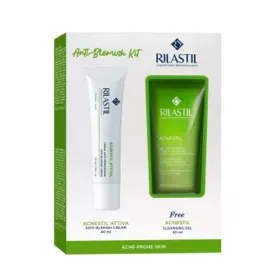 *Набір Rilastil Аква Гель-крем для інтенс. звол. шкіри прот.72 годин (40мл)+Делік.очищ.гель д/об.50мл