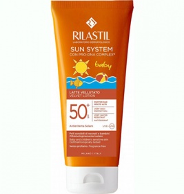 *Ріластіл Оксамитовий сонцезахисний лосьйон для тіла SPF 50+ для дітей 200мл