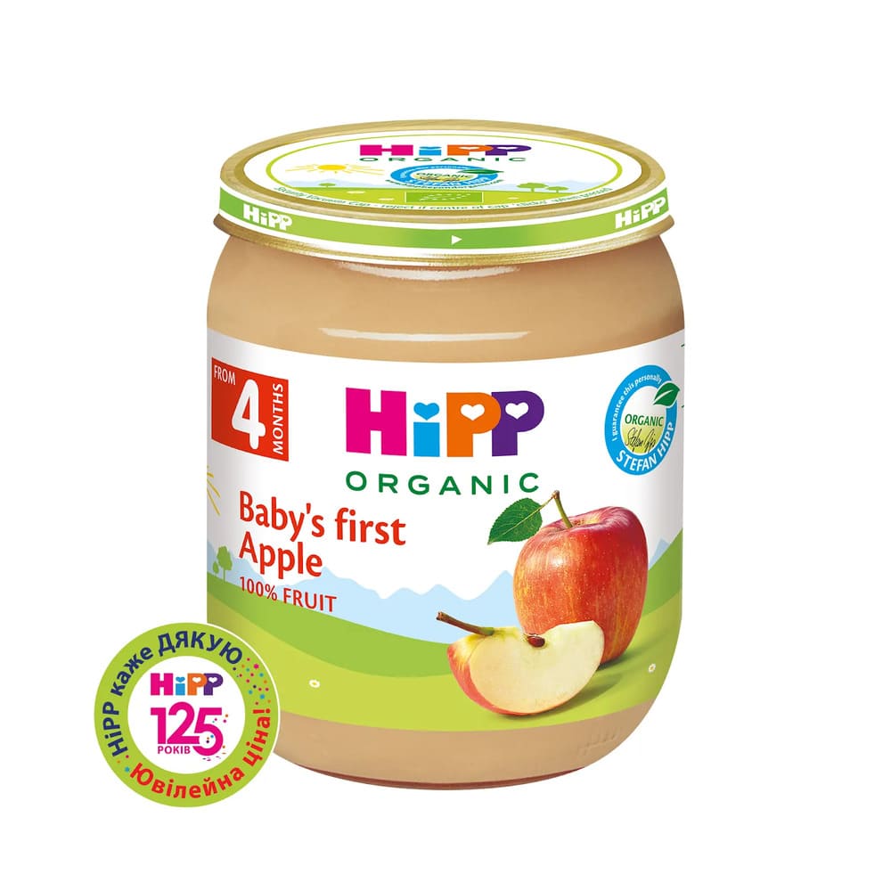 Пюре HiPP 4233-02 фруктовое Первое детское Яблоко 125 г Пюре HiPP 4233-02 фруктовое Первое детское Яблоко 125 г