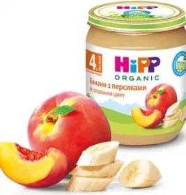 *Пюре HiPP 4242 Персики с бананами 125 г