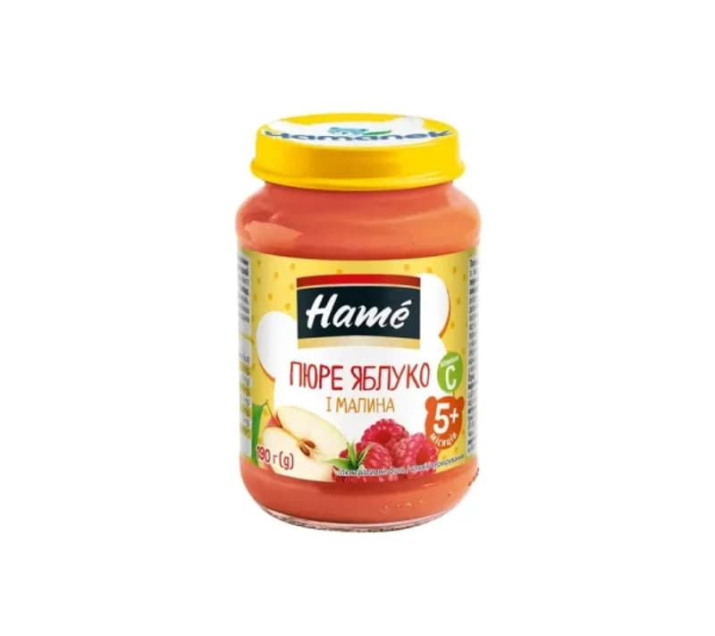 Пюре Hame Яблуко і малина 180 г
