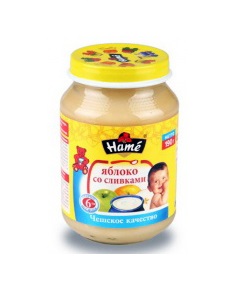 Пюре Hame Яблуко з вершками 190 г