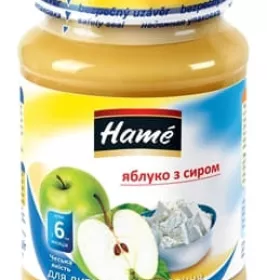*Пюре Hame яблоко с творогом 190 г