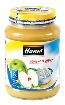 Пюре Hame Яблуко з сиром 190 г