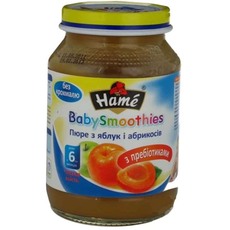 *Hame П54 Яблоко-абрикос с пребиотиками 190г