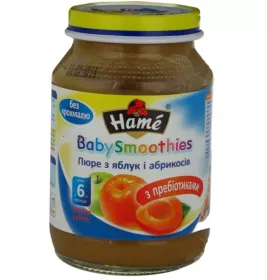 *Hame П54 Яблоко-абрикос с пребиотиками 190г