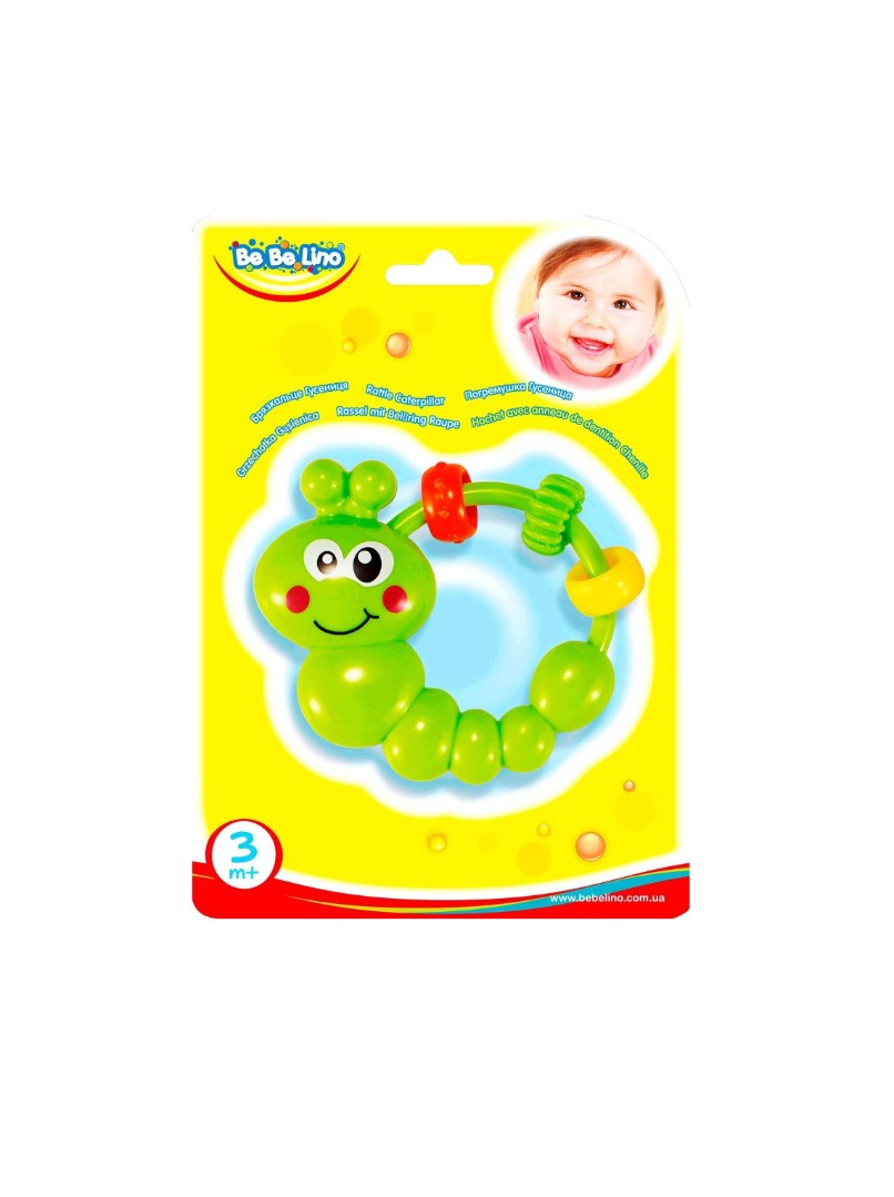 Брязкальце Бебеліно Гусениця з 3+ місяців