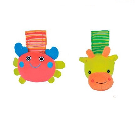 Іграшка-брязкальце Baby Team 8504  браслет Краб/Жираф