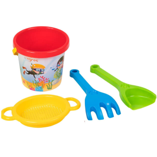 Набір для піску 4 ел. з термонаклейкою