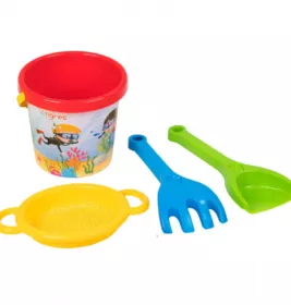 Набір для піску 4 ел. з термонаклейкою