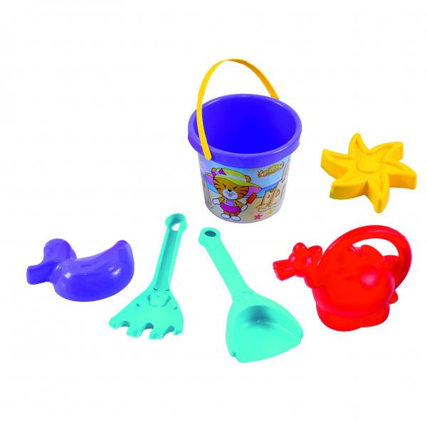 *Набір для піску Тигрес Тигреня з лійкою 6 ел