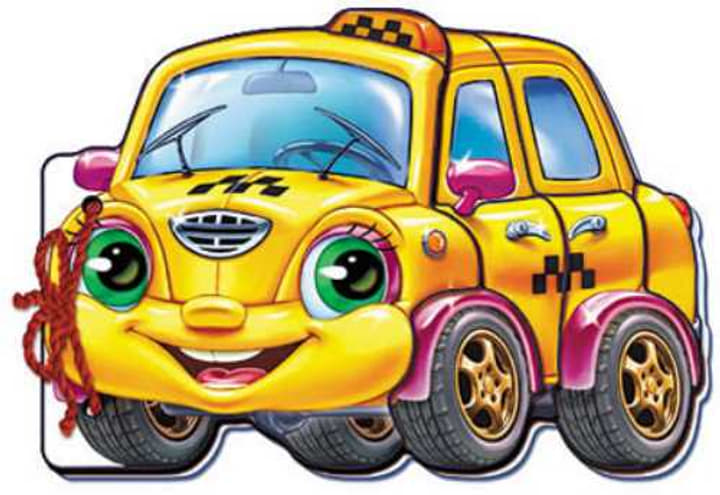 *Книга Ранок Мʼякі машинки : Таксі (у)