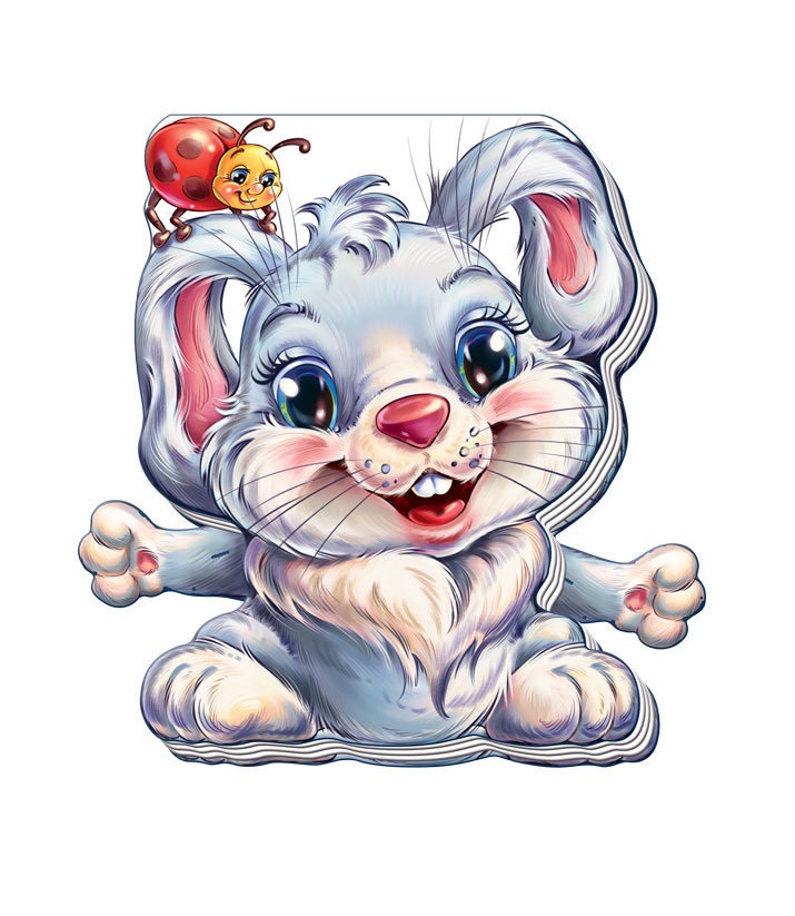 Книга Ранок Кумедні лапки : Зайчик (у)